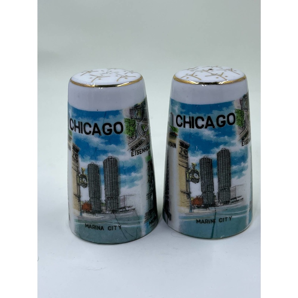 Chicago Salt & Pepper Shakers